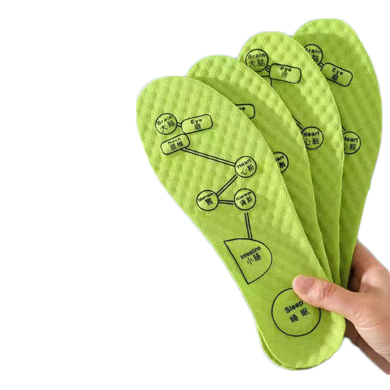 Foot Acupressure Insole, Soft Breathable Sports Cushion Inserts Orthopedic Shoe Sole