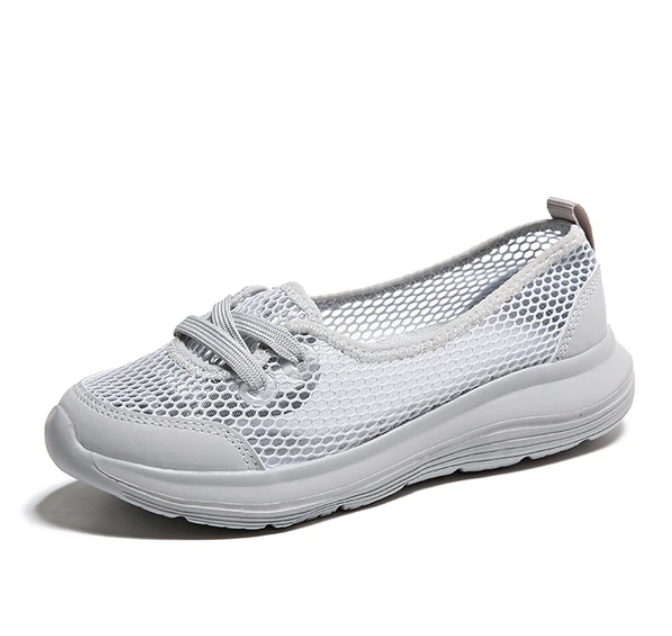 Women's Shoes Summer Flat Sneakers, Breathable Comfortable Light Slip-on